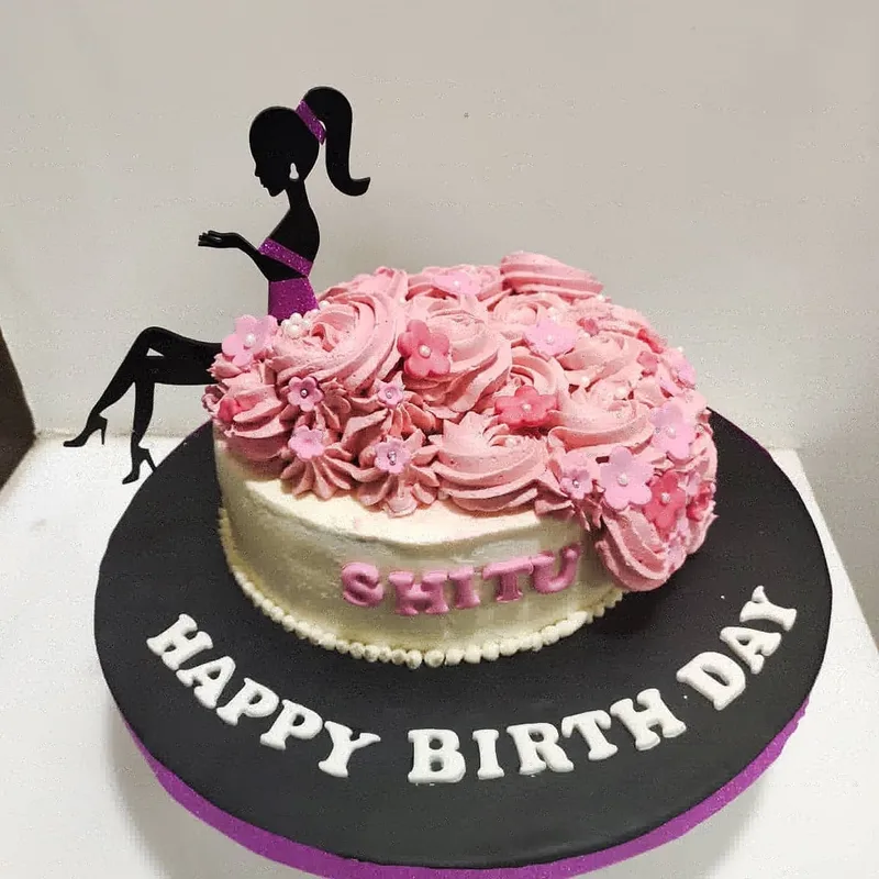 Orange Chocolate Fashionista Cake