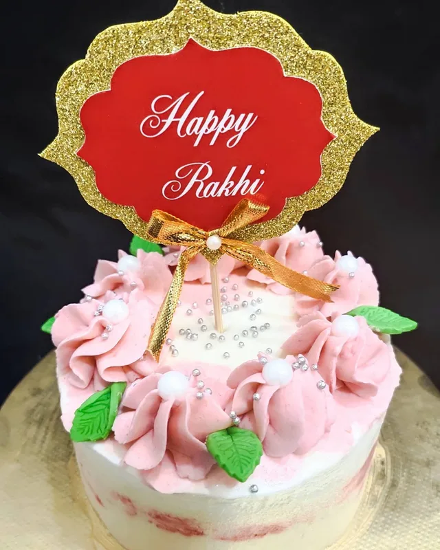 Happy Rakhi Red Velvet Cake
