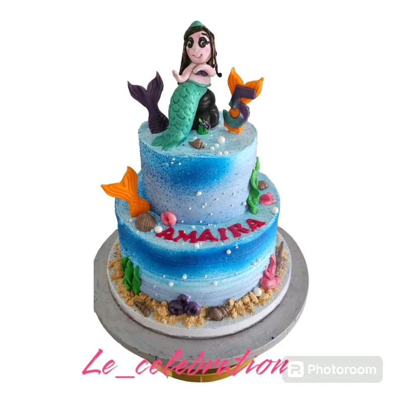 Under The Sea Mermaid Cake