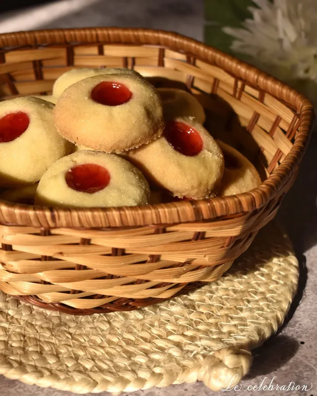 Classic Jam Thumbprint Cookies