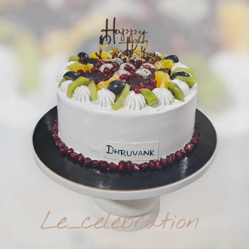 Exotic Fresh Fruit Cake