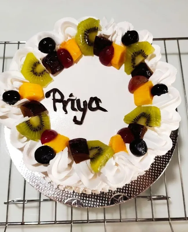 Fresh Fruit Gateau Cake