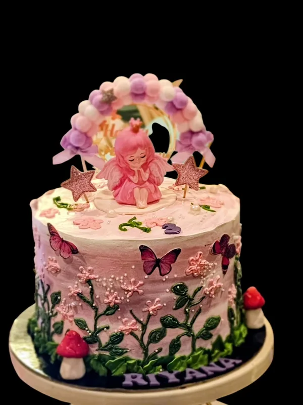 Enchanted Fairy Garden Cake