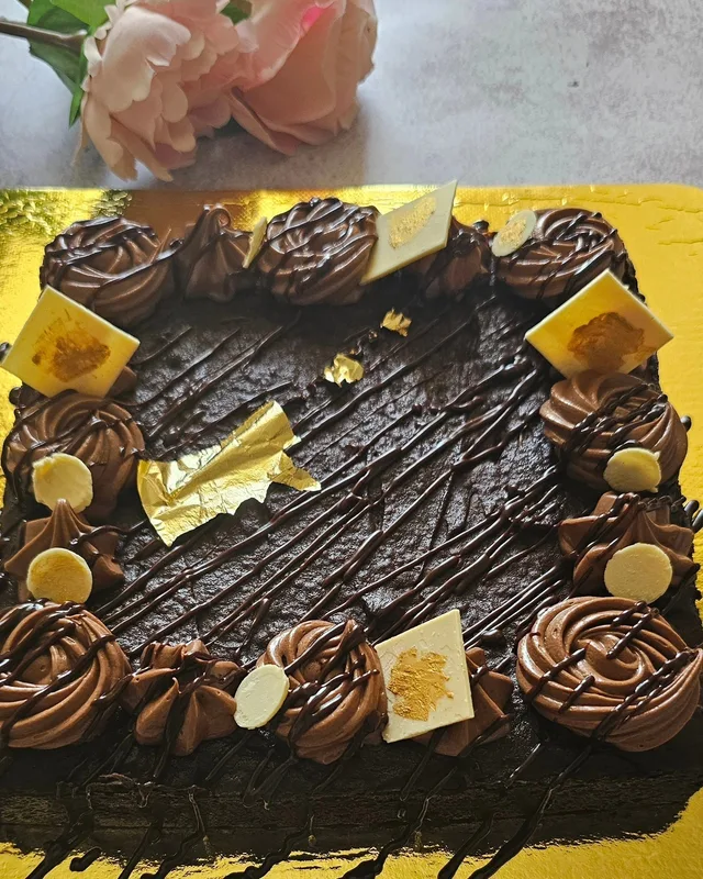 Decadent Brownie Cake