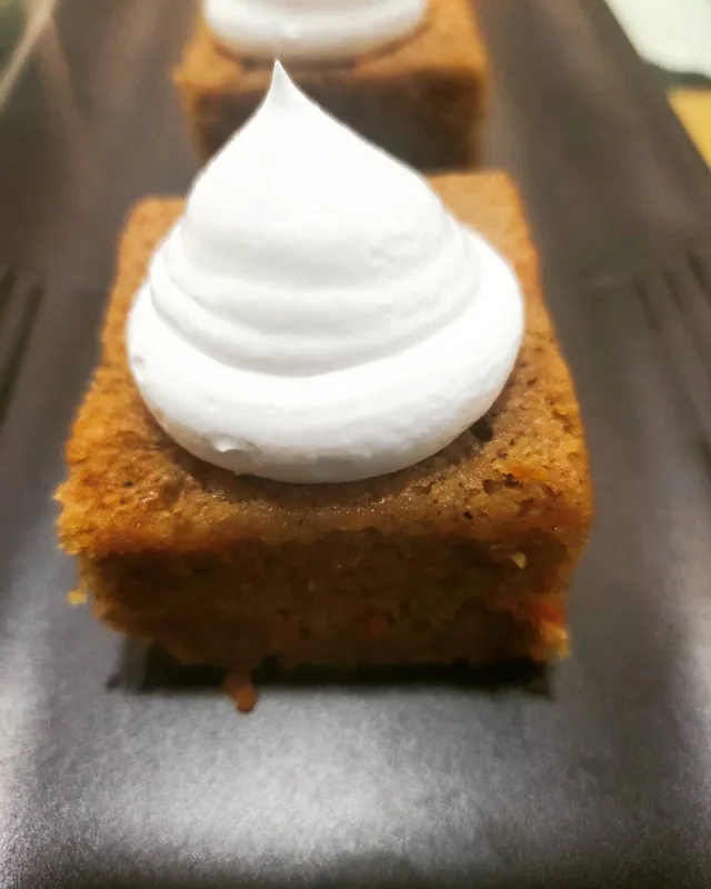 Eggless Carrot Tea Cake